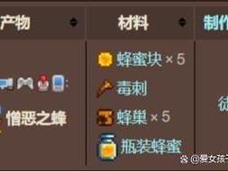 泰拉瑞亚PC版：蜂王召唤秘法详解