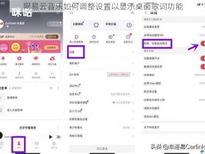 网易云音乐如何调整设置以显示桌面歌词功能