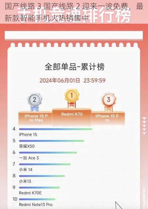 国产线路 3 国产线路 2 迎来一波免费，最新款智能手机火热销售中
