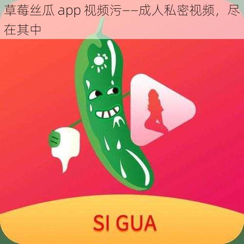 草莓丝瓜 app 视频污——成人私密视频，尽在其中