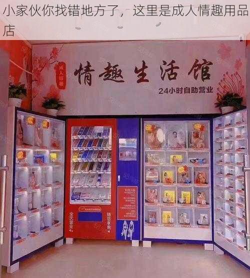 小家伙你找错地方了，这里是成人情趣用品店