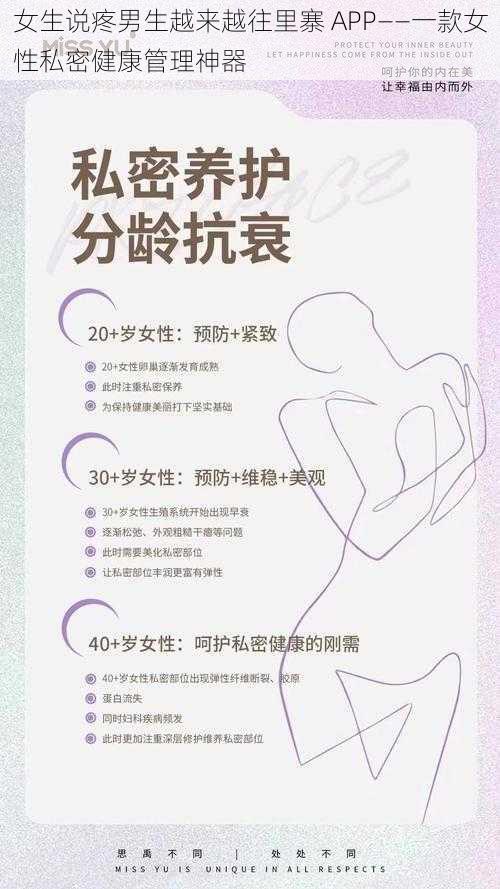 女生说疼男生越来越往里寨 APP——一款女性私密健康管理神器