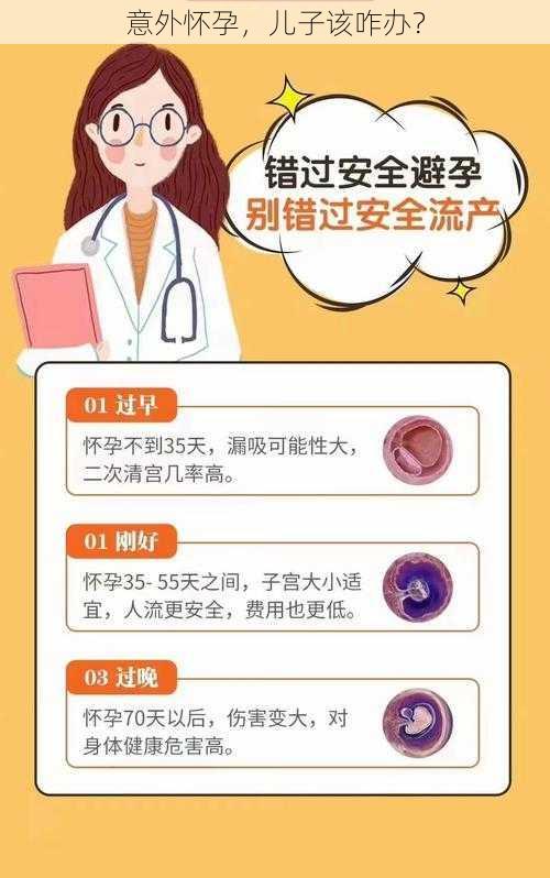 意外怀孕，儿子该咋办？